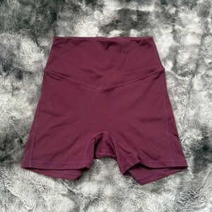 TLF Maroon Active Shorts